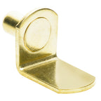 Polished Brass 1/4" Bracket Shelf Support Pegs