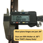 Piano hinge .060 inch leaf thickness