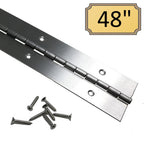 2 inch stainless steel piano hinge, 48 inch
