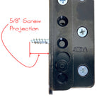 Bed bracket screw projection