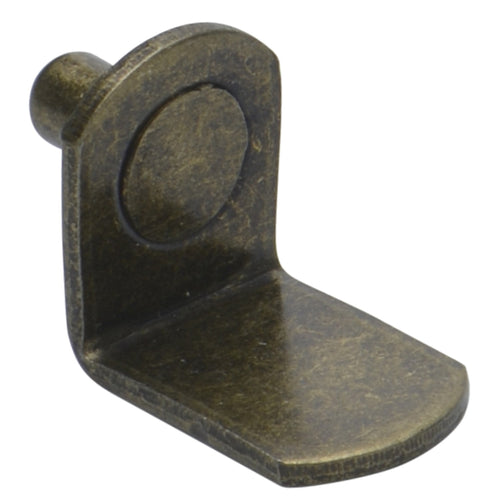 Antique Brass 5mm Bracket Shelf Support Pegs (25 Pack)