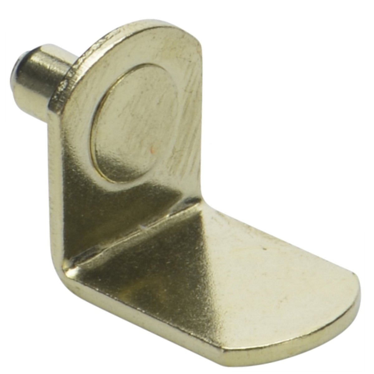Polished Brass 5mm Bracket Shelf Support Pegs (25 Pack)