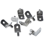 Polished Nickel 5mm Bracket Shelf Support Pegs with Hole (25 Pack) - view 3