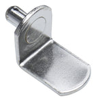 Polished Nickel 5mm Bracket Shelf Support Pegs (25 Pack)