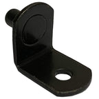Black 5mm Bracket Shelf Support Pegs with Hole (25 Pack)