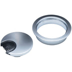 Matte Chrome wire grommet, second view