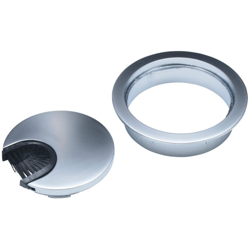 Matte Chrome wire grommet, second view