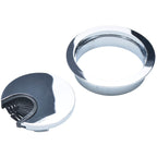 Polished Chrome wire grommet, second view