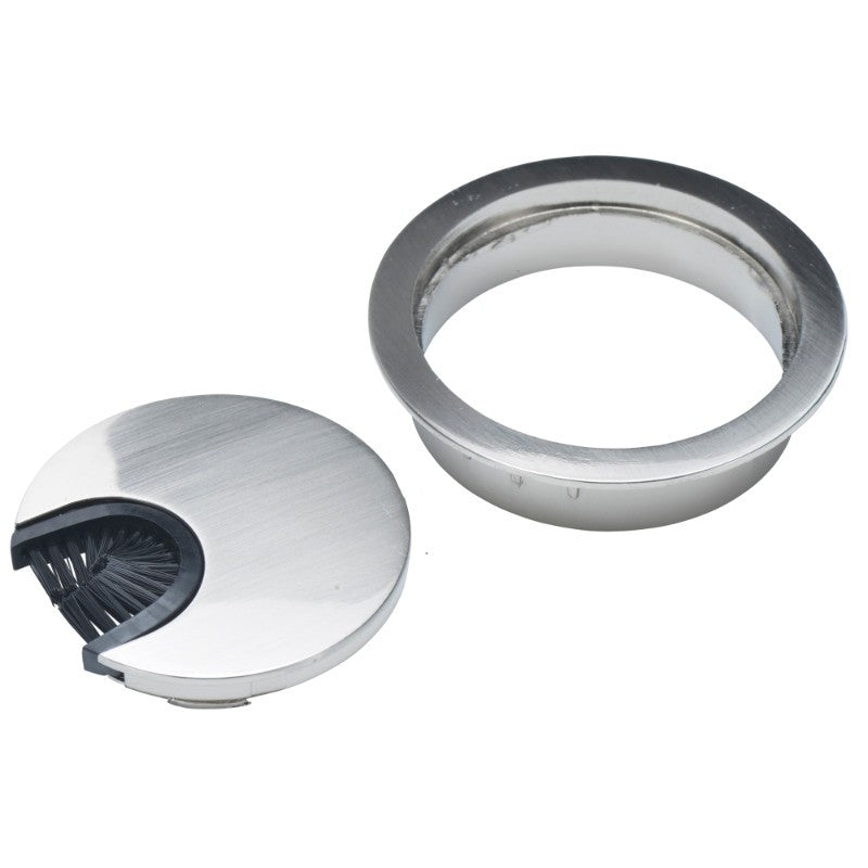 Satin Nickel wire grommet, second view