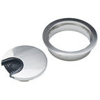 Satin Nickel wire grommet, second view