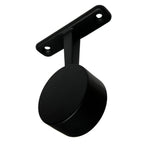 32mm diameter black closet rod top mount bracket