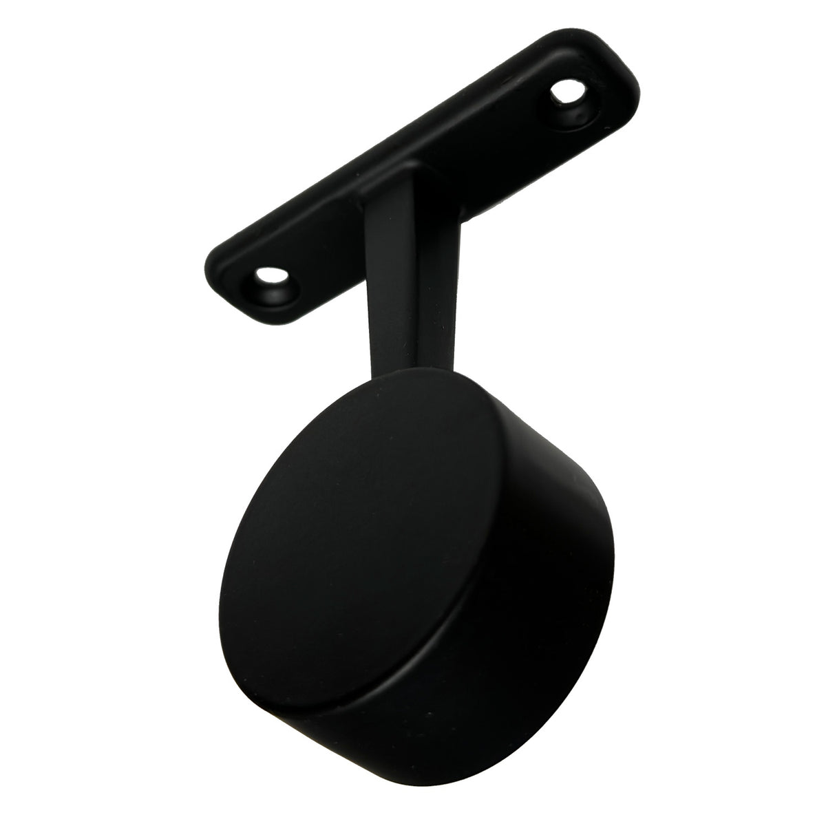 32mm diameter black closet rod top mount bracket