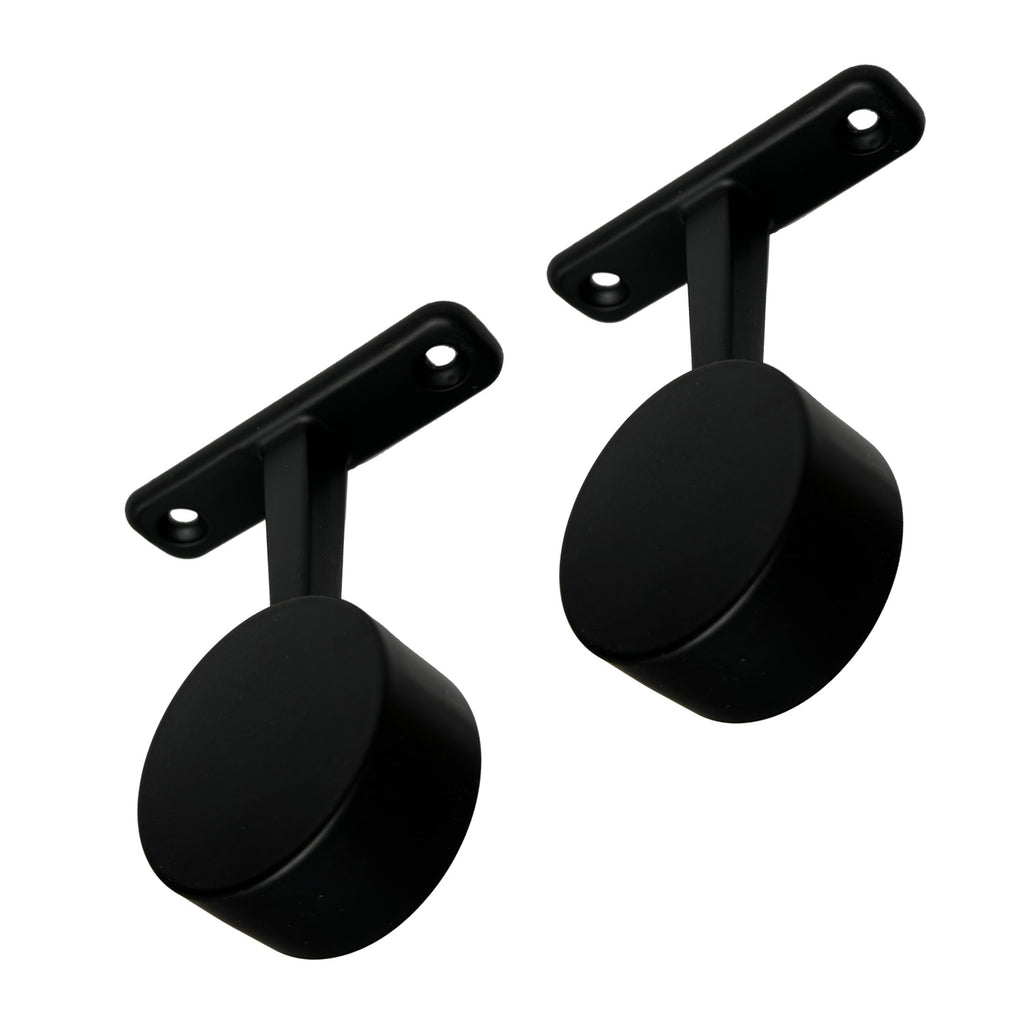 black top mount closet rod brackets