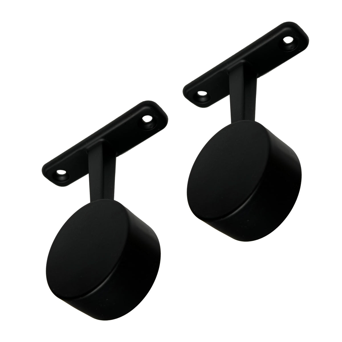 black top mount closet rod brackets