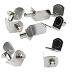 Polished Nickel 1/4" Bracket Shelf Support Pegs (25 Pack) - view 3