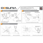 Cabinet leveler leg installation instructions