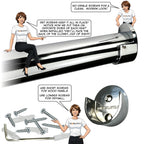 what makes Desunia screw-on round closet brackets better
