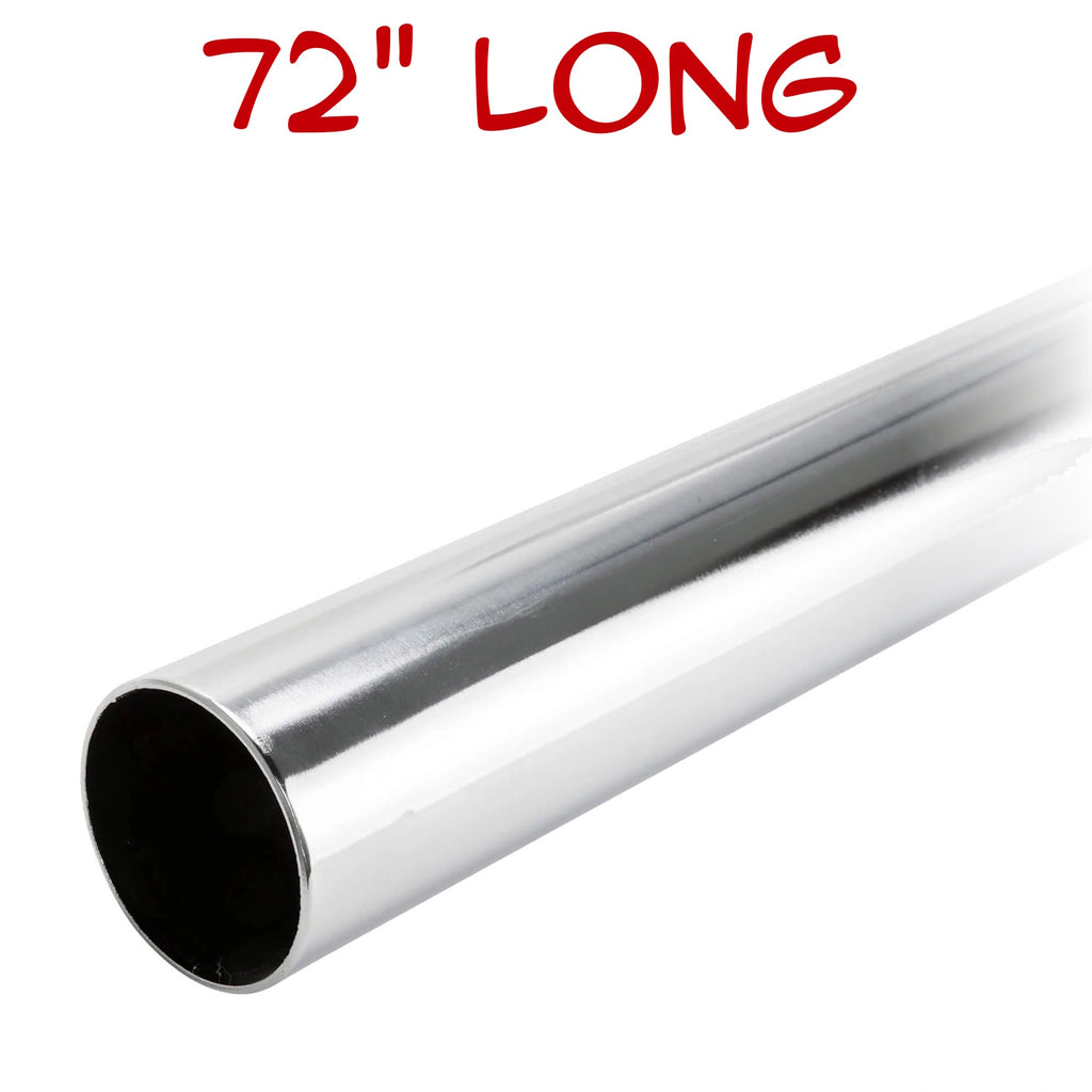 72" chrome closet rod only 32mm diameter