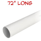 72" white closet rod only 32mm diameter