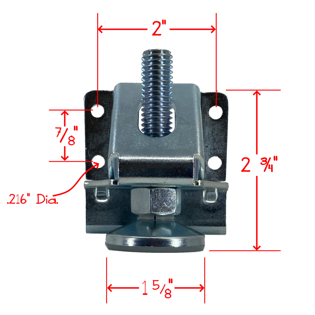 Super duty leveler front dimensions