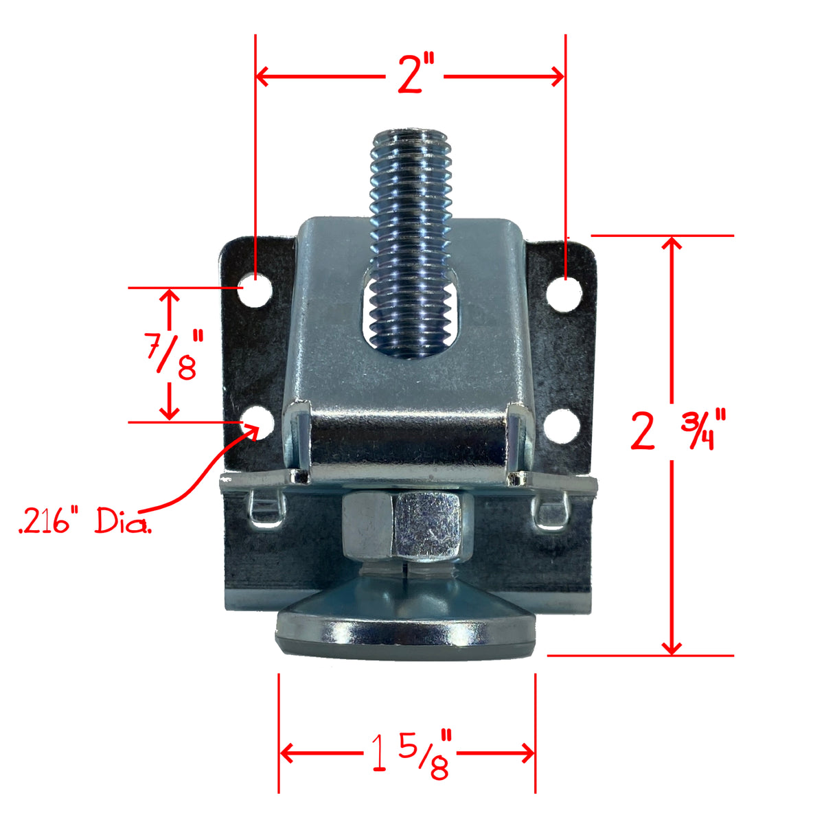 Super duty leveler front dimensions