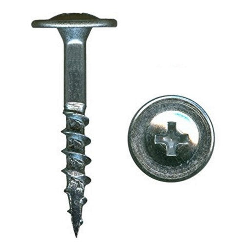 Zinc plated washer head drawer front screws