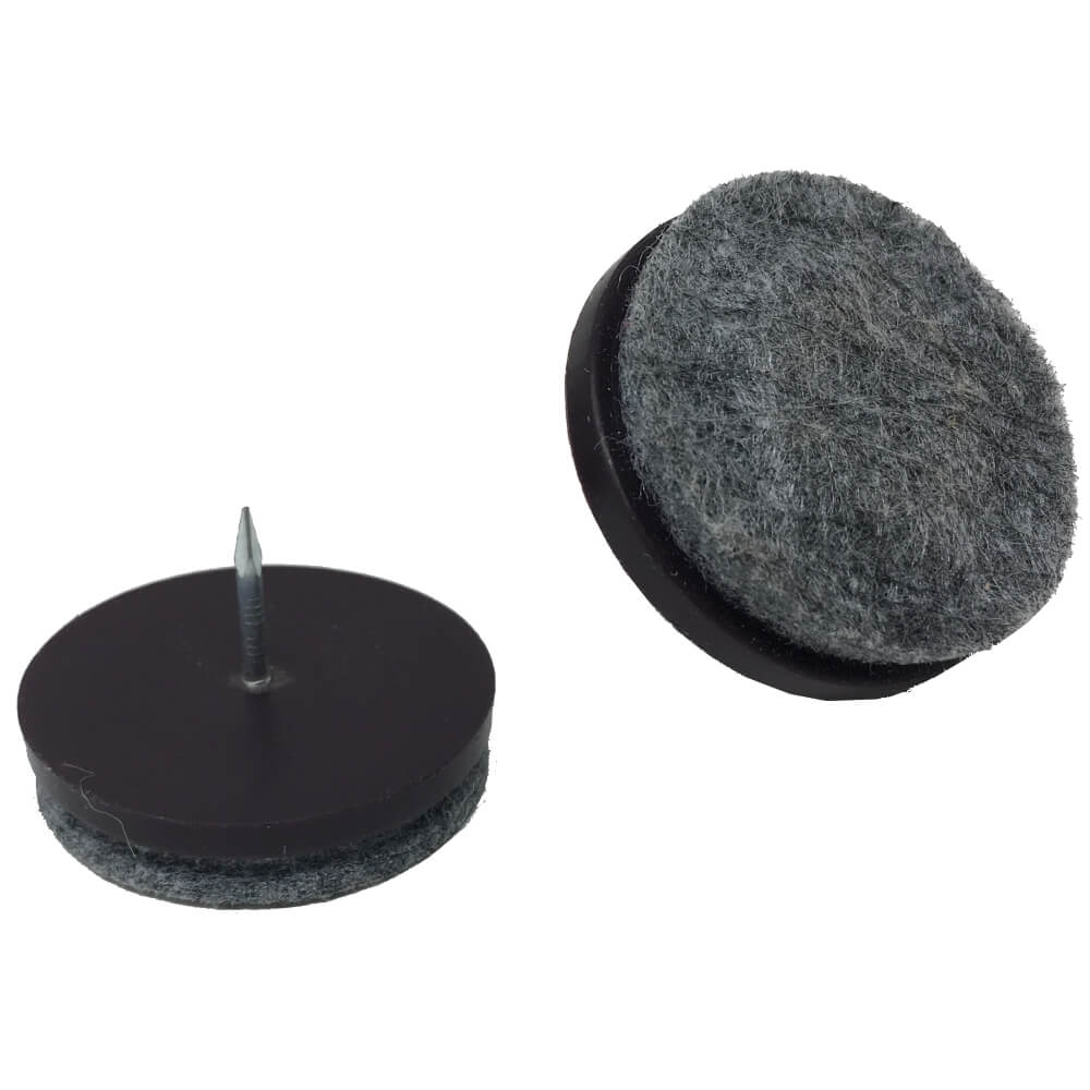 Espresso 1-7/16" Nail-On Felt Glides (16 Pack)