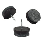 Espresso 7/8" Nail-On Felt Glides