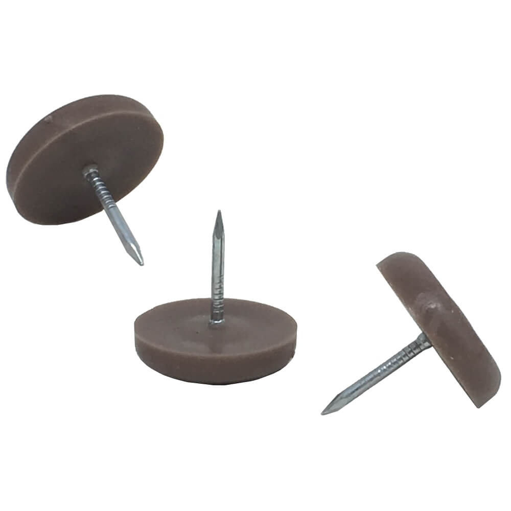 Brown 1" Nylon Furniture Glides (25 Pack)