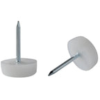 White 5/8" Nylon Furniture Glides (25 Pack)