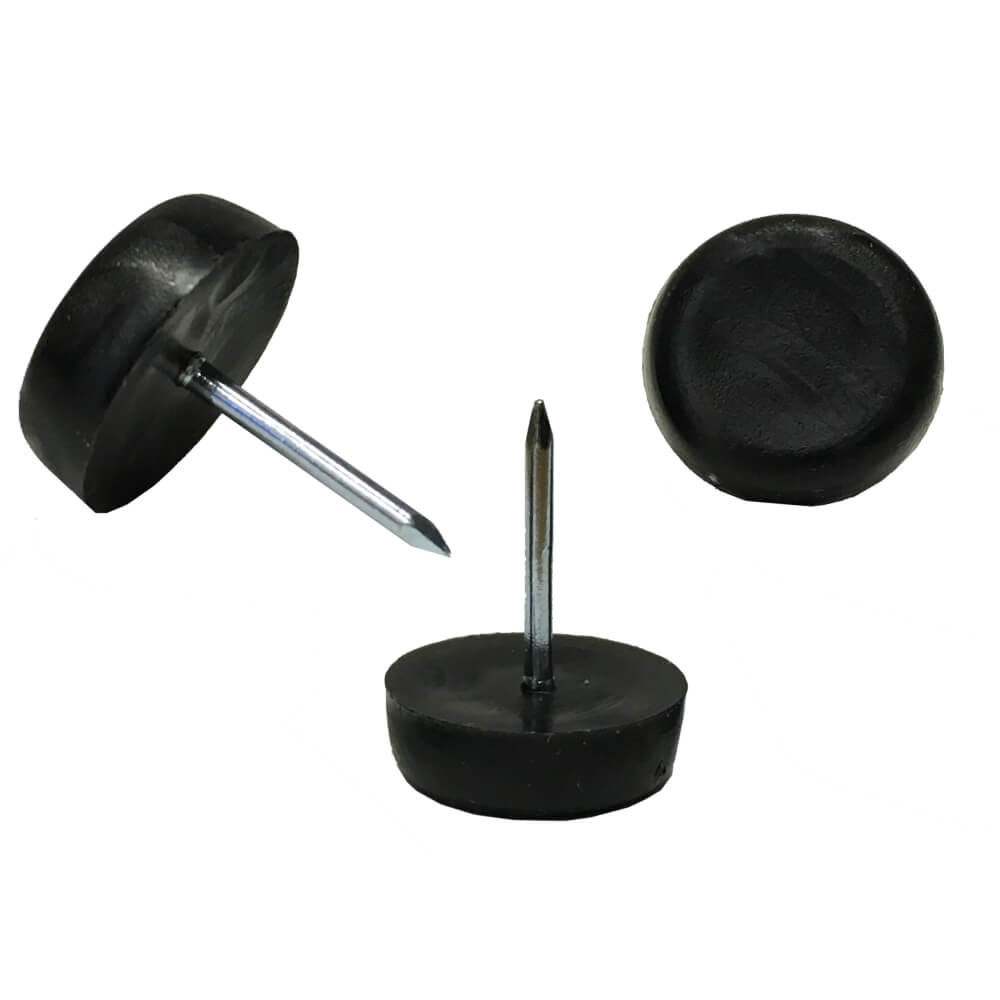 Black 3/4" Nylon Furniture Glides (25 Pack)