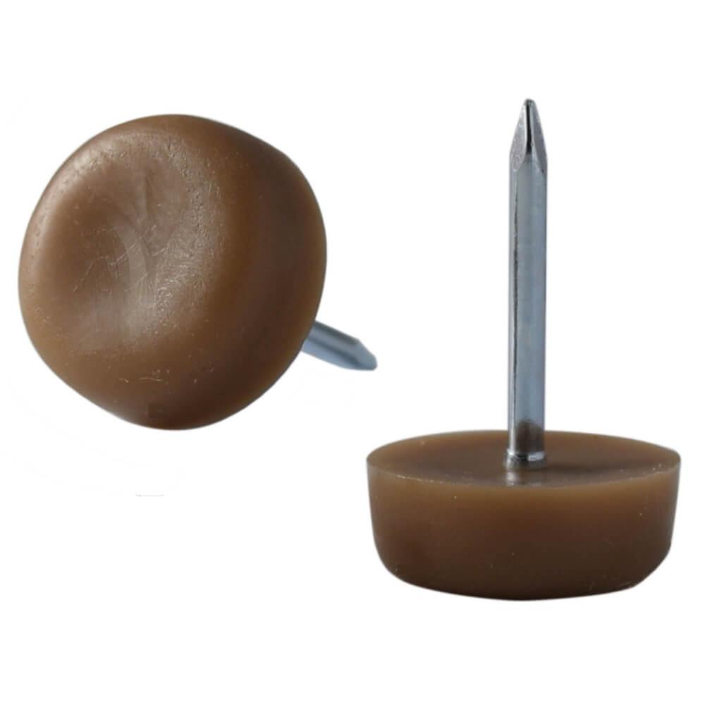 Brown 3/4" Nylon Furniture Glides (25 Pack)