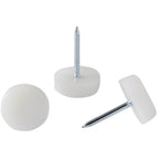 White 3/4" Nylon Furniture Glides (25 Pack)