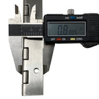 Piano hinge closed width