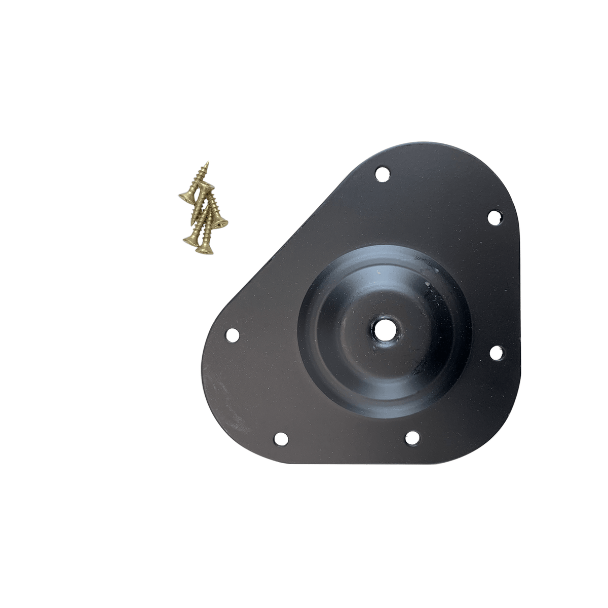 Table leg mounting flange