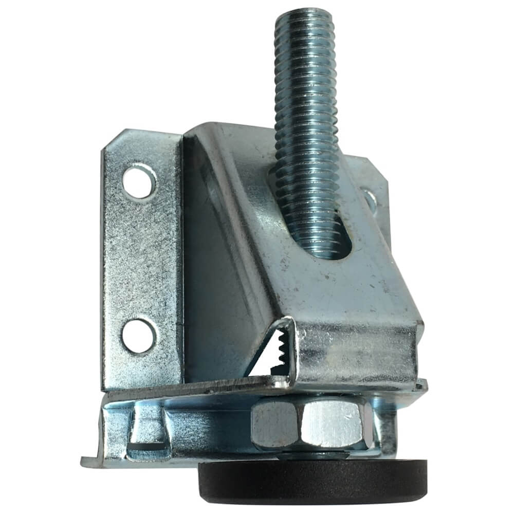 Heavy duty leveler leg detail
