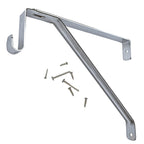 Chrome Adjustable Closet Shelf & Rod Bracket