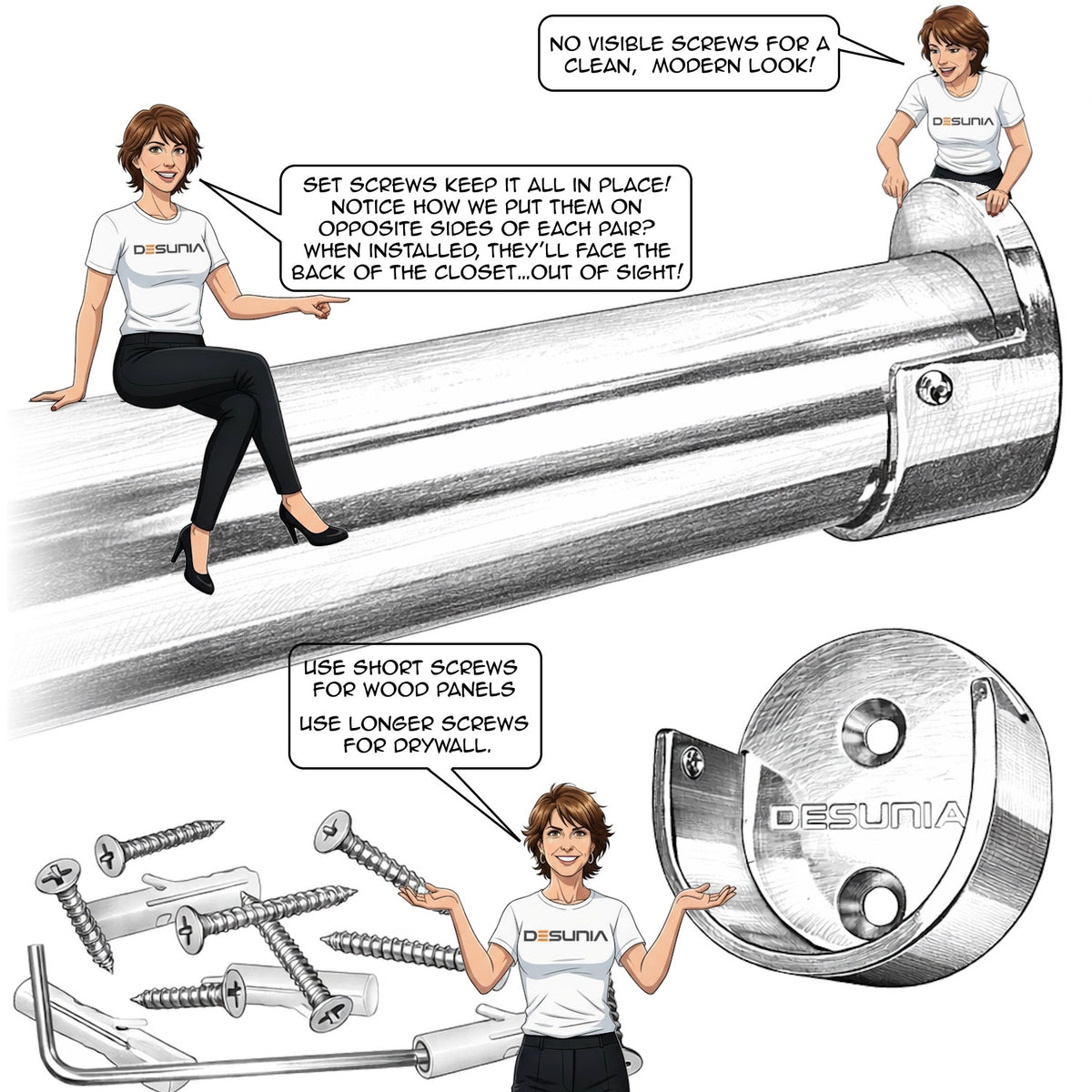 Features of the custom round rod