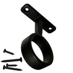 black round closet rod mid support hanger