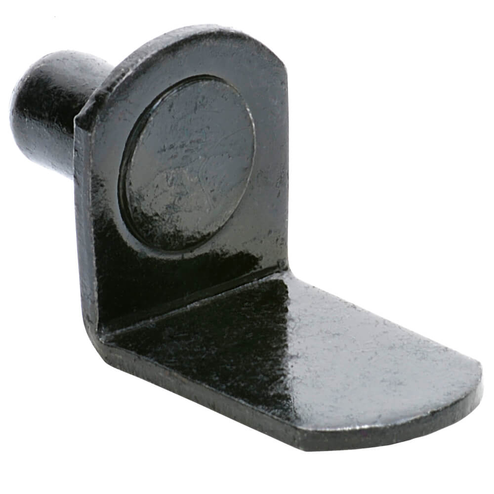 Black 1/4" Bracket Shelf Support Pegs (25 Pack)