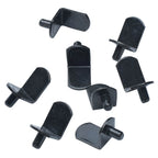 Black 5mm Bracket Shelf Support Pegs (25 Pack) - view 3