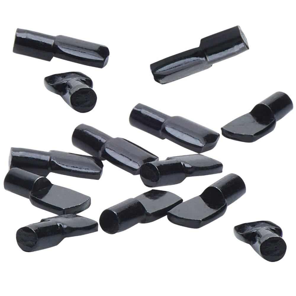 Black 1/4" Spoon Shelf Support Pegs (25 Pack) - view 2