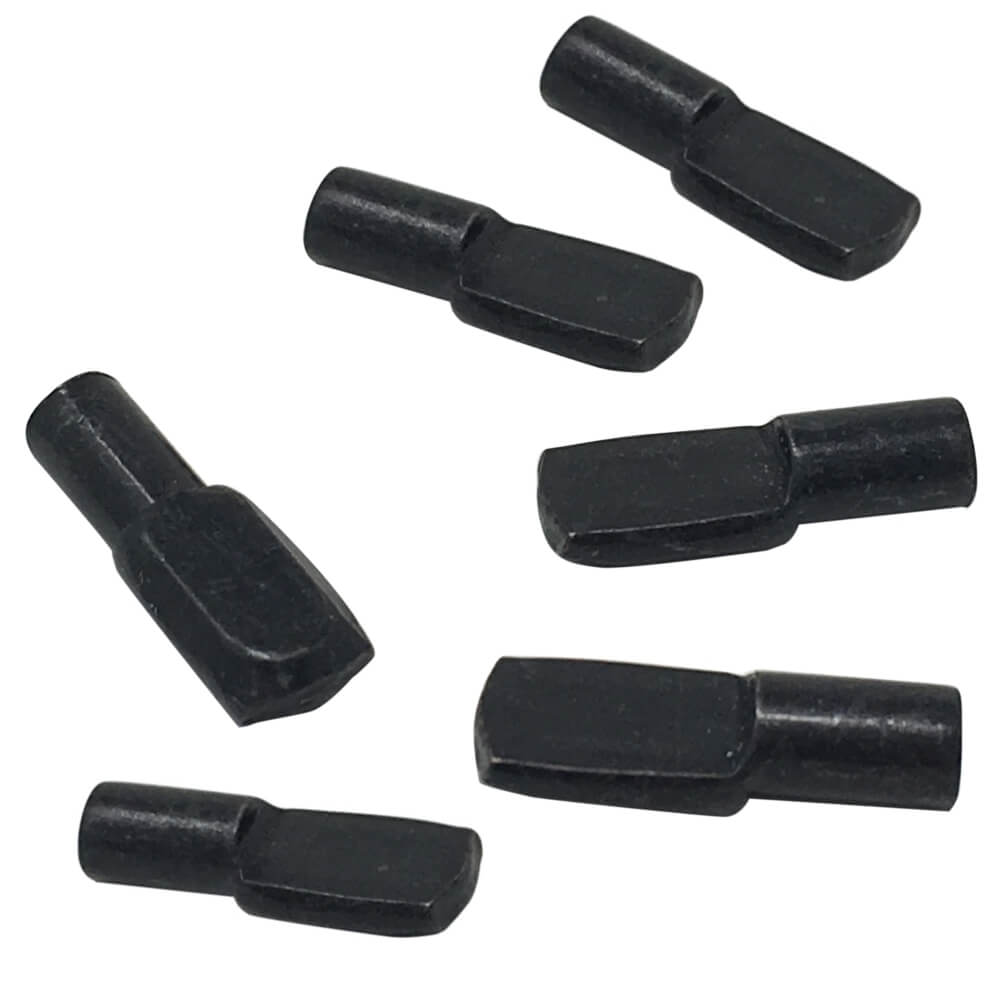 Black 5mm Spoon Shelf Support Pegs (25 Pack) - view 2