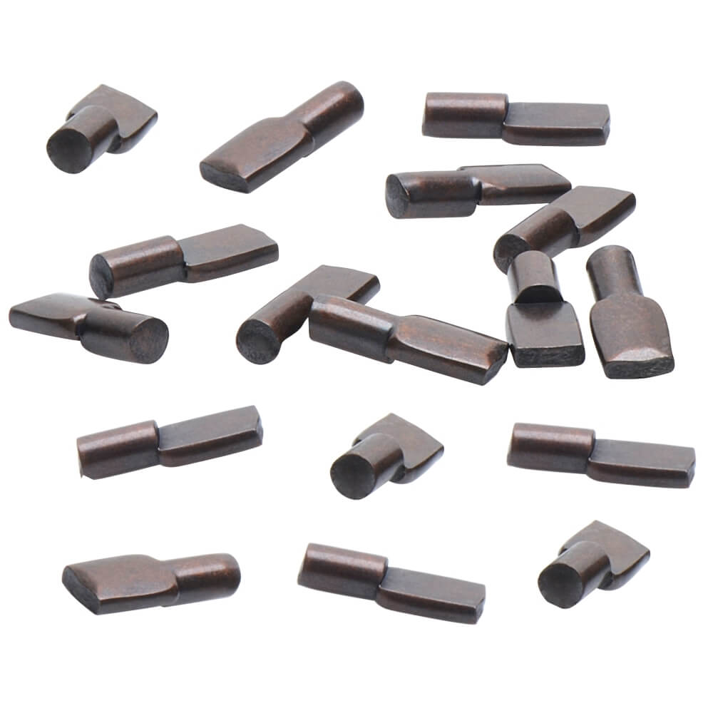 Bronze 5mm Spoon Shelf Support Pegs (25 Pack) - view 2