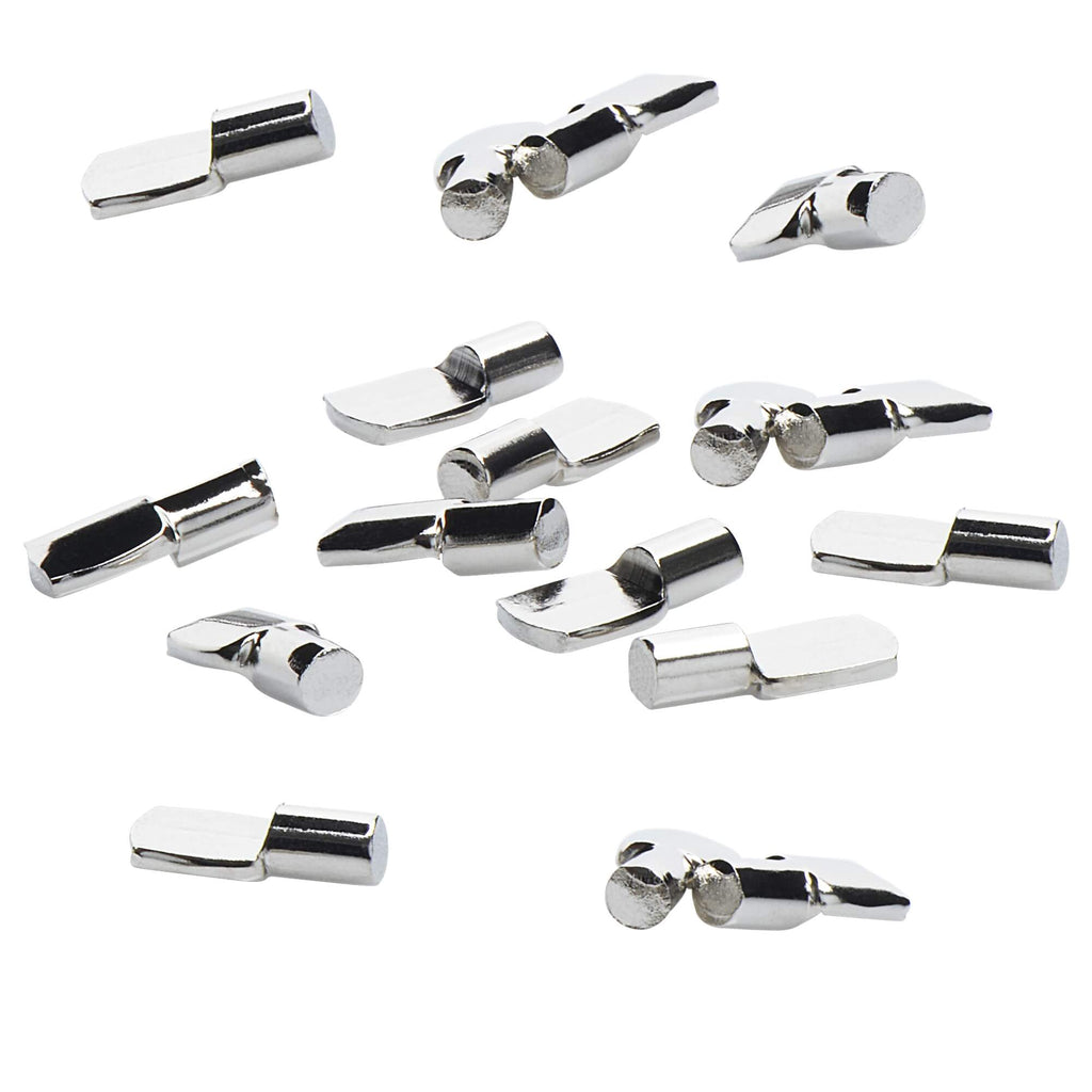 Polished Nickel 7mm Spoon Shelf Support Pegs (25 Pack) - view 2