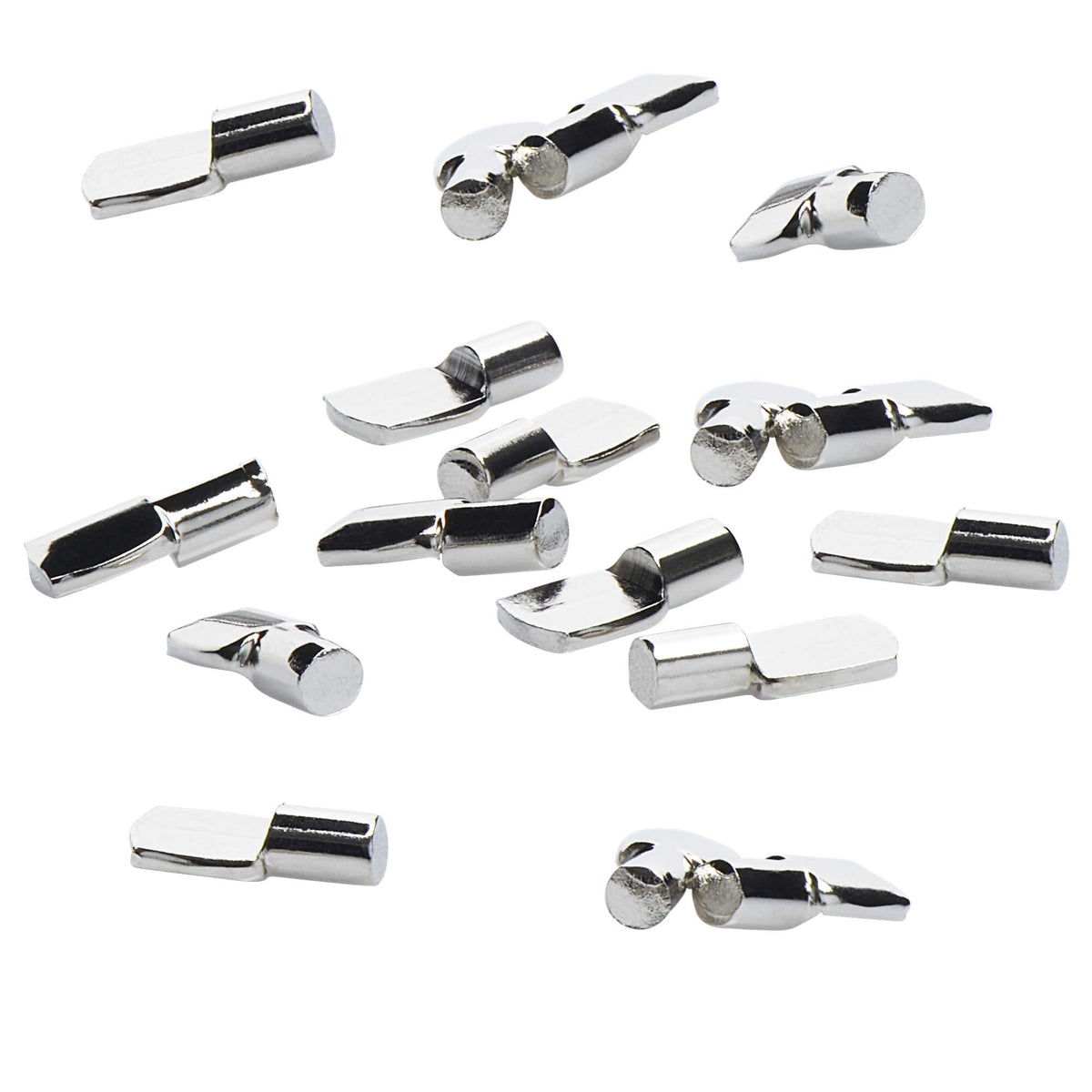 Polished Nickel 7mm Spoon Shelf Support Pegs (25 Pack) - view 2