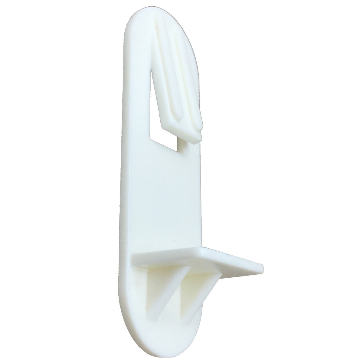 White 1/4" Self-Locking Shelf Support Pegs (25 Pack)