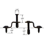 Panel retainer clip dimensions