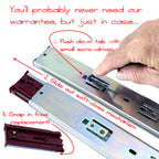 Removing the soft-close mechanism